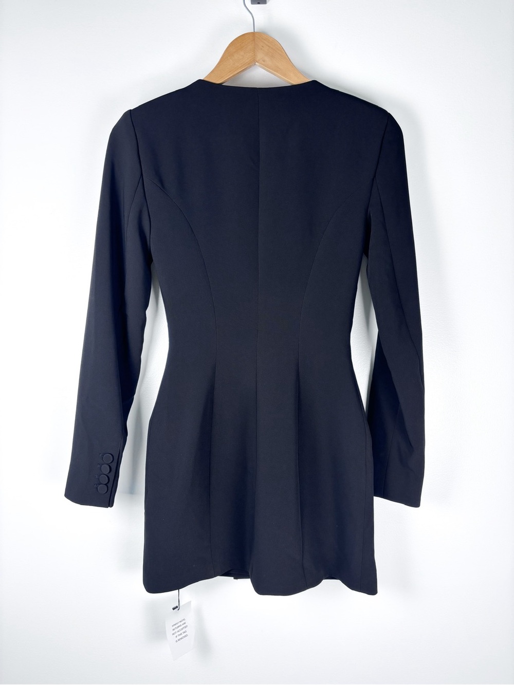 NBD Revolve The Avan Black Double Breasted Long Sleeve Blazer Mini Dress XXS NWT - Picture 4 of 7